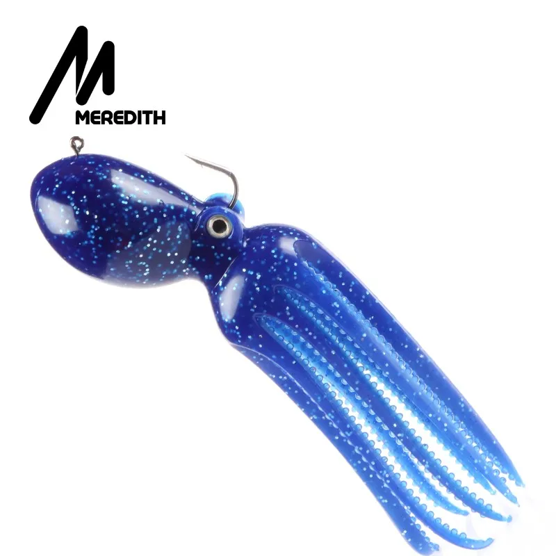 Розничная от магазина MEREDITH FISHING, мягкая наживка-осьминог с длинными щупальцами, 180г, 20см