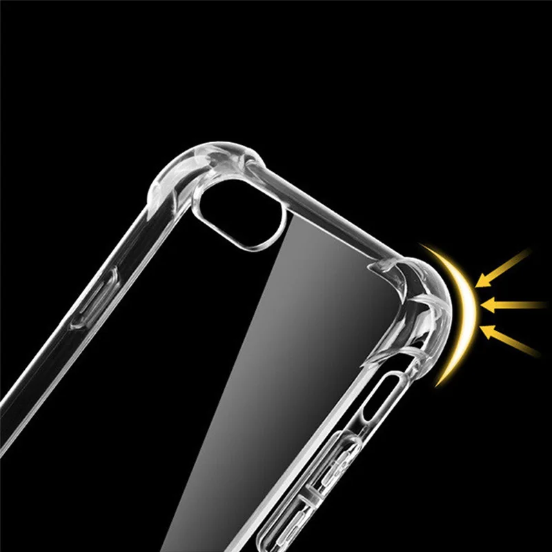 Супер Противоударный прозрачный мягкий чехол для iPhone 5 5S SE 8 7 6 Plus 6splus 7plus 8plus X S R MAX