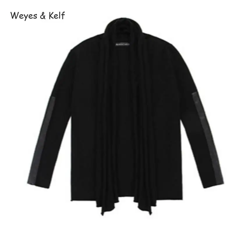Weyes & Kelf однотонный черный женский вязаный кардиган женские пальто новинка 2020