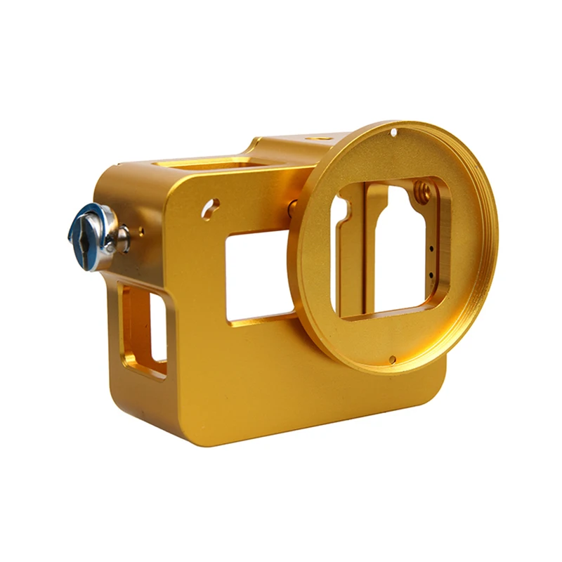 52 мм УФ фильтр для объектива + алюминиевый защитный корпус крышка Крышка Go Pro Hero 6 5