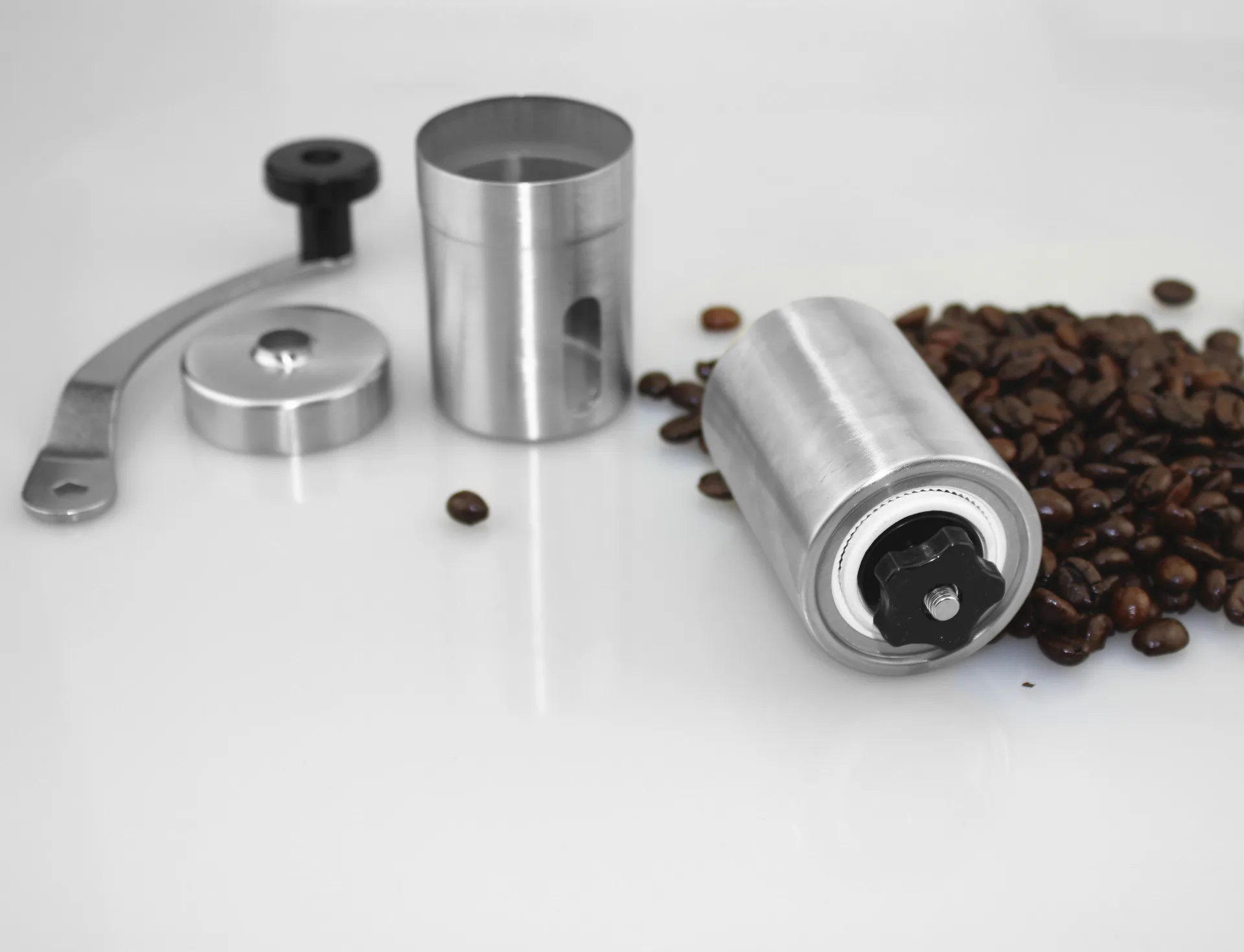 Supreme Quality Manual Coffee Grinder Stainless Steel Kitchen Hand Grind Bean Burr Mill Tool | Дом и сад