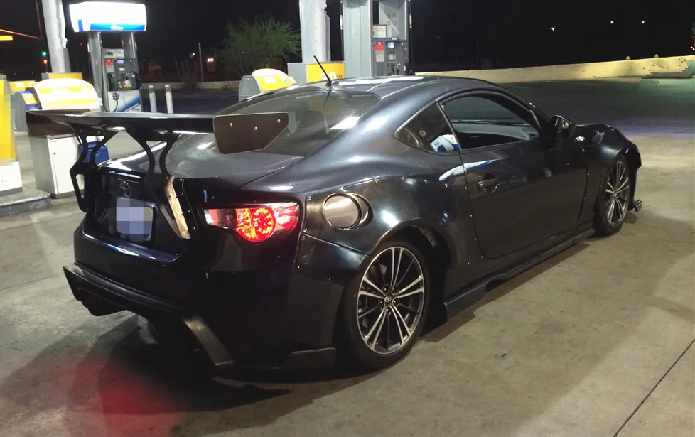 Задний спойлер GT86 FT86 BRZ FR S GT WING // ROCKET BUNNY + алюминиевые Кронштейны CNC|gt spoiler wing|spoiler