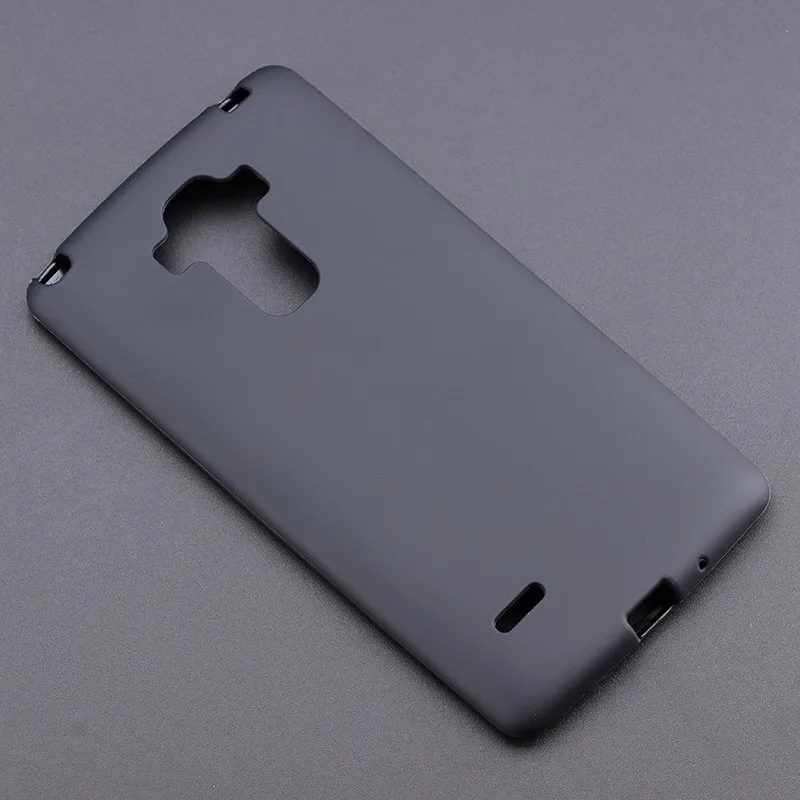 Черный гелевый ТПУ тонкий мягкий Противоскользящий чехол задняя крышка для LG G4