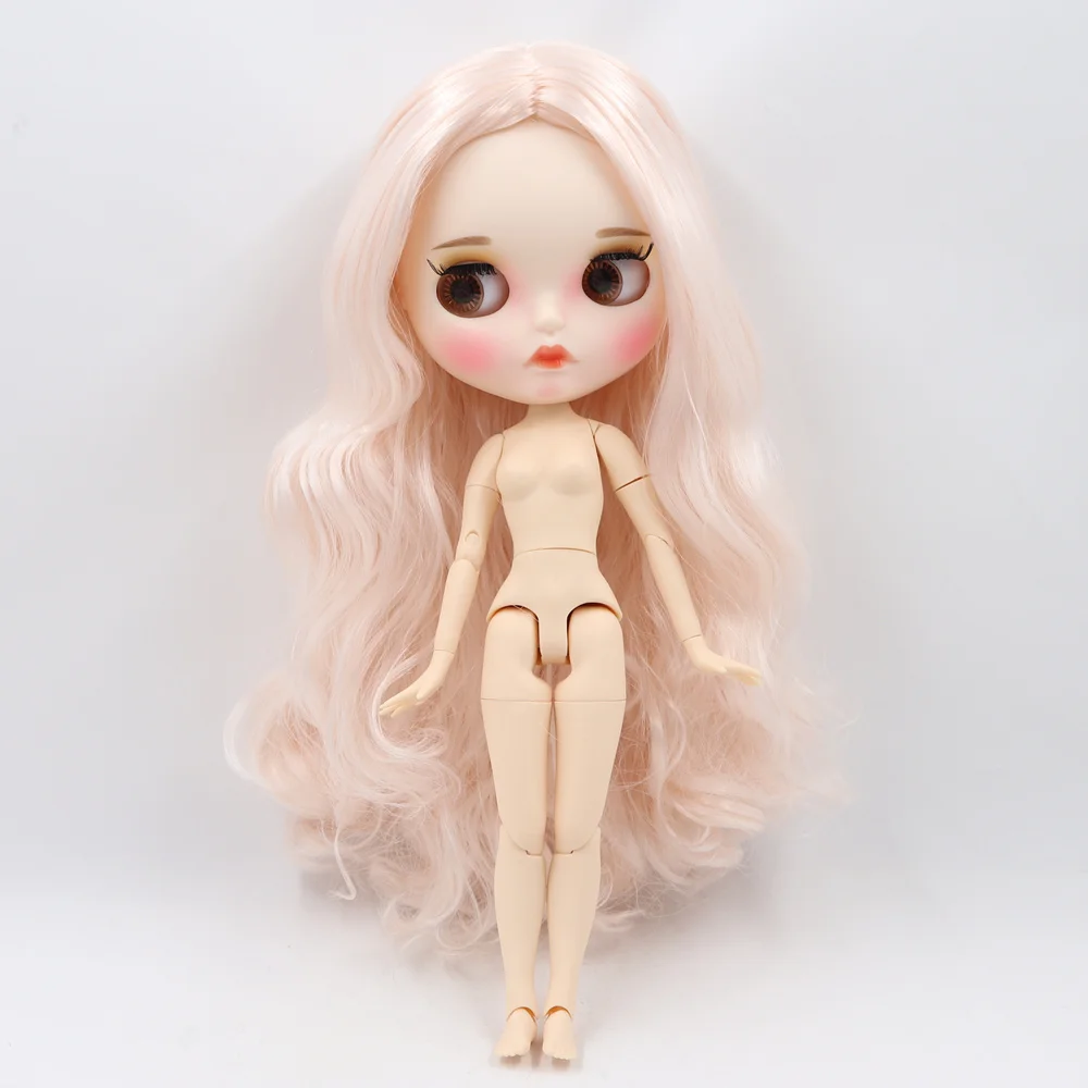 Ледяной DBS Blyth кукольные 1/6 bjd из белой кожи шарнирное тело сказочных розовых