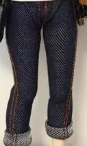 1pcs jeans 1 шт. Neoblythe зимние наряды милое меховое пальто для Blyth куклы-Барби одежда Джинсы брюки аксессуары девочка игрушка - Цвет: 1pcs jeans
