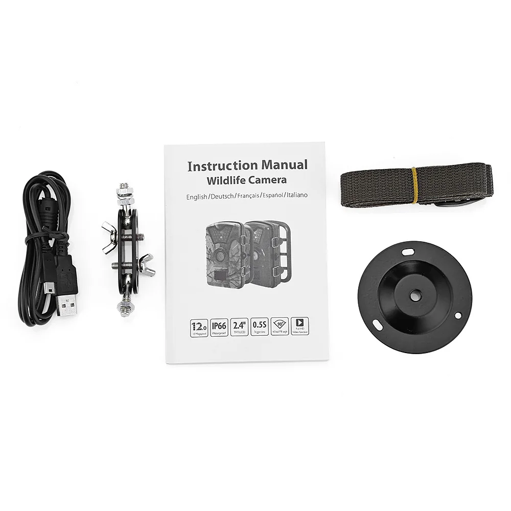 Boblov CT008 12MP 1080P Infrared Hunting Camera Wildlife Farm Game Scouting Cam Night Vision Digital Trail Device | Спорт и
