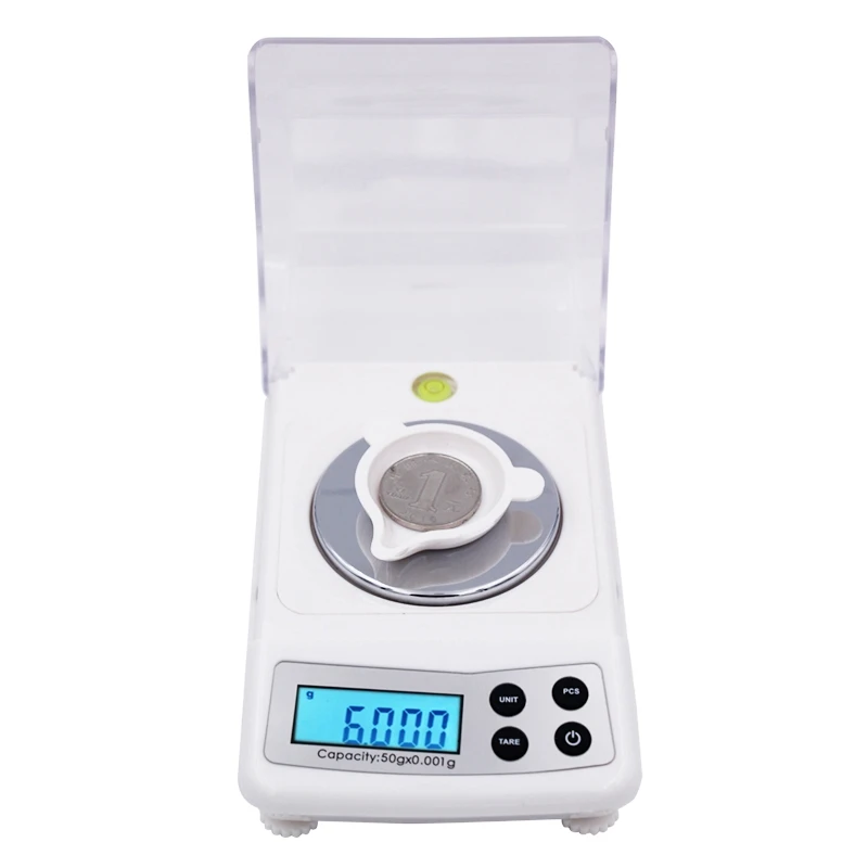 Высокоточные цифровые лабораторные весы 50 г 0 001 г|50g 0.001g|milligram scaleelectronic jewelry |