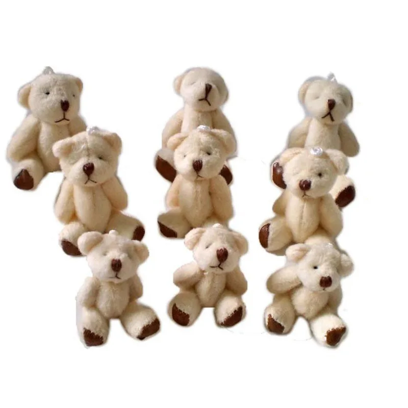 Мини плюшевый мишка 20 шт./лот мягкие игрушки 4 5 см маленький подвеска pelucia детский