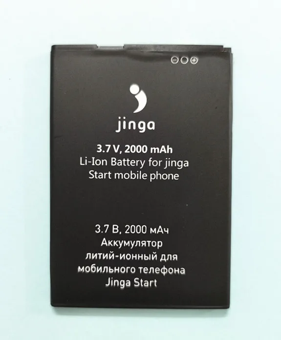 B-TAIHENG 1 шт. Новые 100% Высокое качество 2000 мА/ч jinga Start Батарея для мобильный телефон |