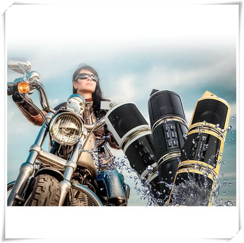 Мотоцикл MP3 музыкальный плеер Динамик s мотоцикл Bluetooth стерео FM радио