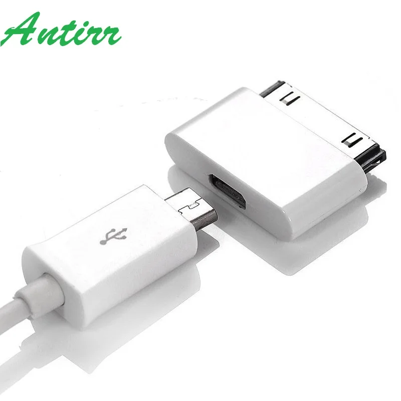 Микро USB до 30 Pin USB адаптер соединитель конвертер кабель адаптер для iPhone 4 4S 4G 3GS телефон для iPad iPod зарядное устройство адаптер