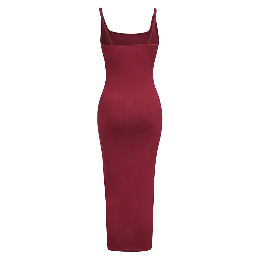 Women Solid Pregnant Maternity Props Bodycon Casual Long Dresses | Мать и ребенок