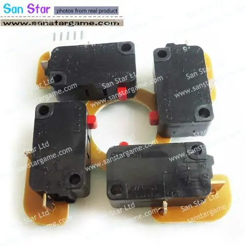 2 шт. оригинального джойстика Sanwa PC Board-замена joystcik board-части аркады | Спорт и