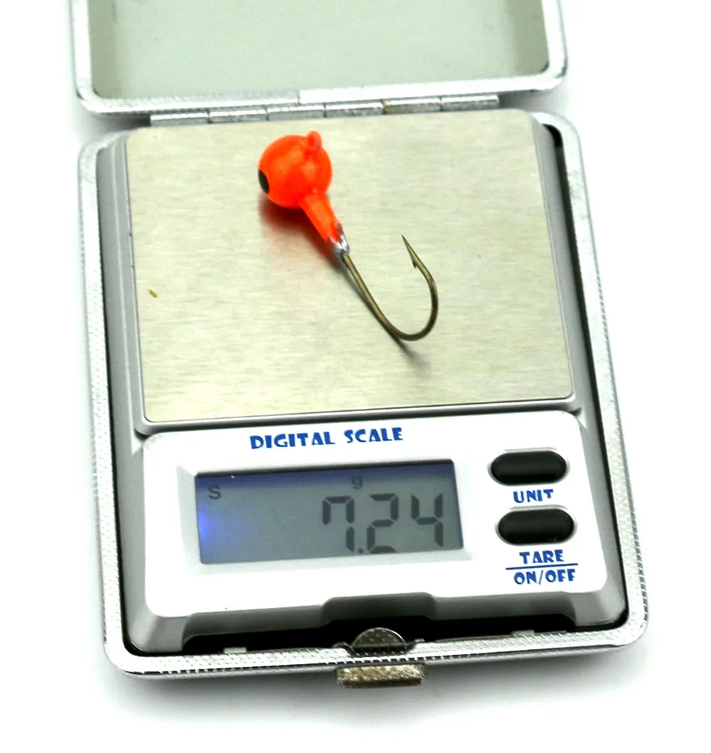 Высокое качество 15 шт. свинцовая головка крючок красный/зеленый ami da pesca карп пеше