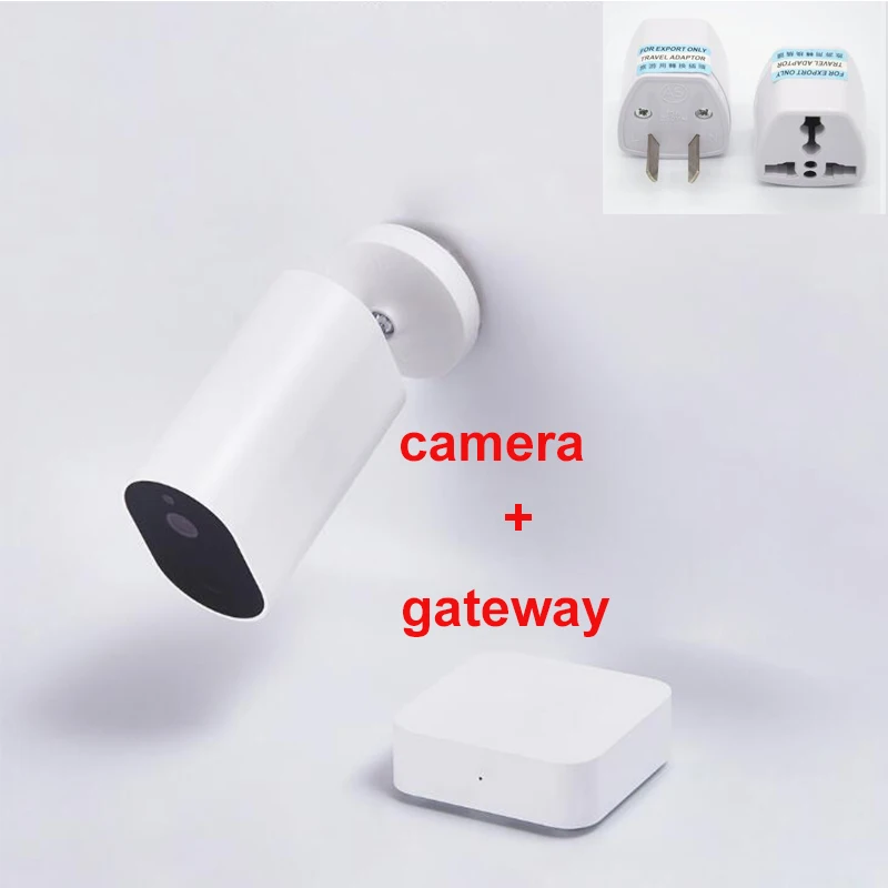 add AU Xiaomi Mijia смарт-камера батарея шлюз CMSXJ11A 1080P 120 градусов F2.6 AI Humanoid обнаружения IP Беспроводная камера s Cam - Цвет: add AU