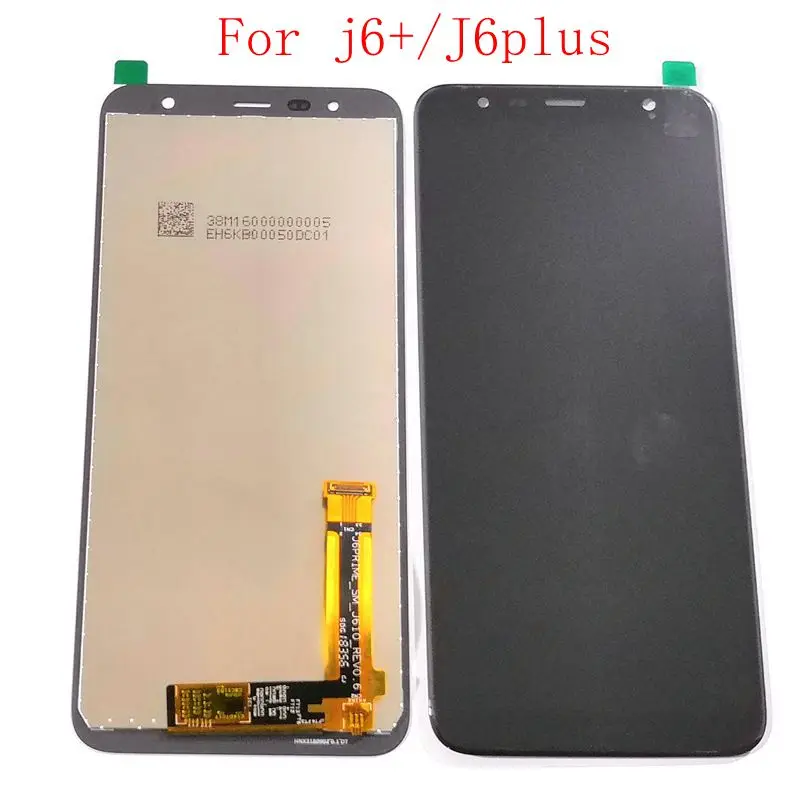 ЖК экран с дигитайзером в сборе для Samsung J6 + 2018 / j6 plus J610 J610f/ds J610G/ds дисплей Сенсорное