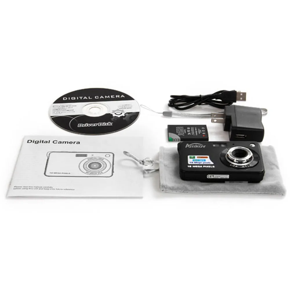 Оригинальный Amkov CDC3 2 7 дюймов TFT экран 1080 P 18MP CMOS 3MP Anti Shake цифровая видеокамера