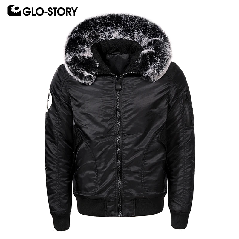 GLO STORY для мужчин 2018 Повседневная Уличная флисовая подкладка зимние толстые