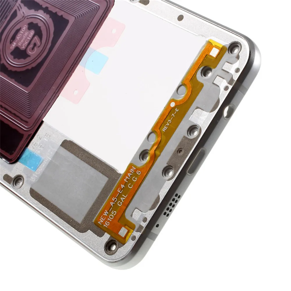 Панель сенсорного экрана для Samsung Galaxy A3 A5 A7 2016 A310F A510F A710F корпус металлическая