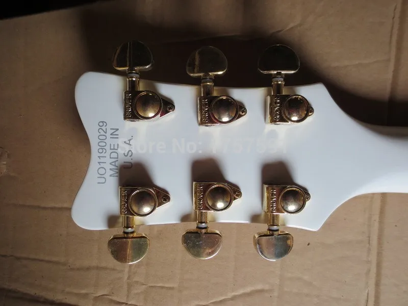 Левая рука Gretsch Электрогитары Одежда высшего качества Сокол 6120 Полу полый белый в