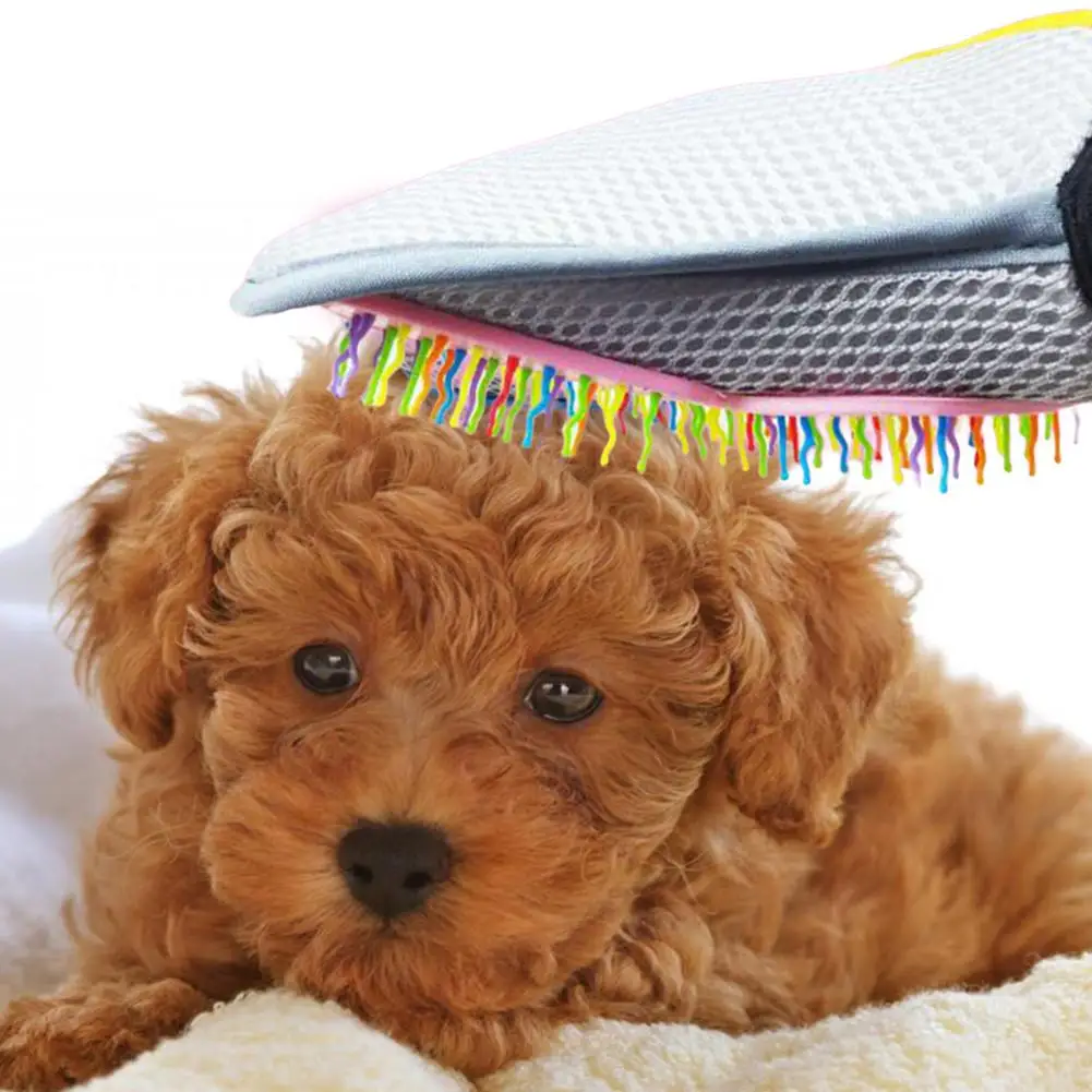 Сетка Уход за лошадьми грумера собака уход волосами Расческа массажная ванна