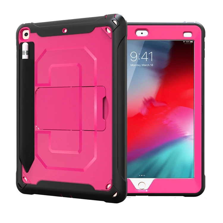 Чехол с держателем для карандашей Ruged для apple ipad 9,7, для планшета, для детей, для друзей, противоударный защитный чехол с подставкой, наплечный ремень, для улицы, для автомобиля