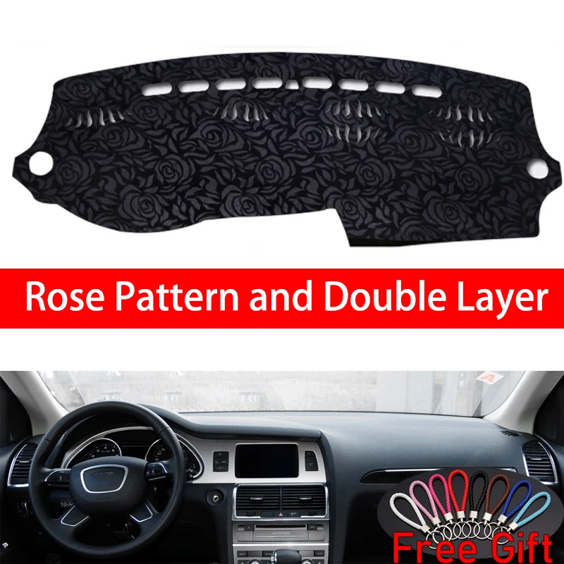 

Rose Pattern For AUDI Q7 2006 2007 2008 2009 2010-2015 Dashboard Cover Car Stickers Car Decoration Car Accessories Car Decals