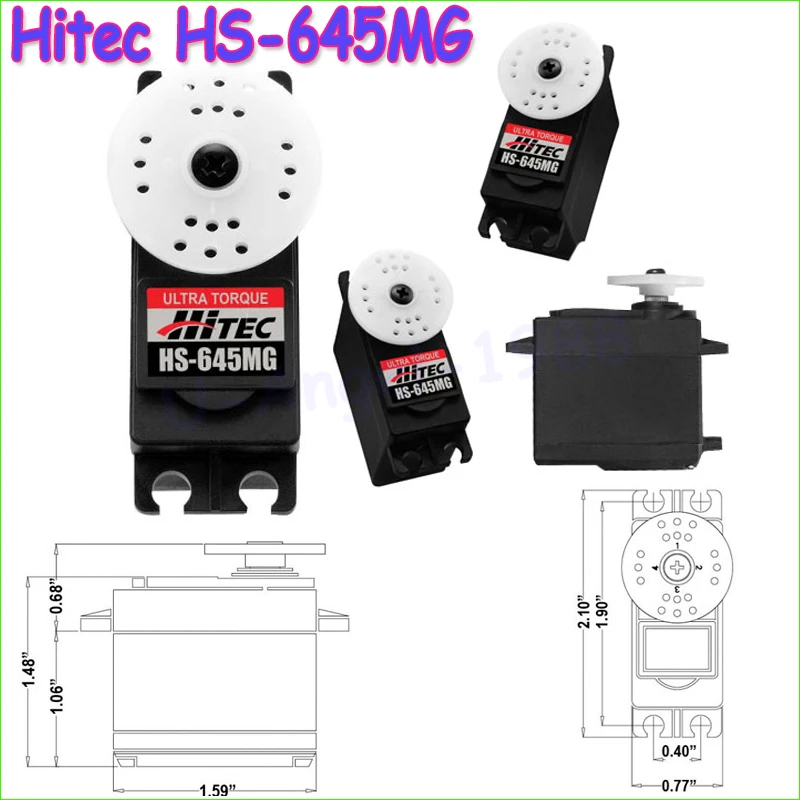 Сервопривод для руля Hitec 645 MG HS645 HS HS-645 100% оригинал | Игрушки и хобби
