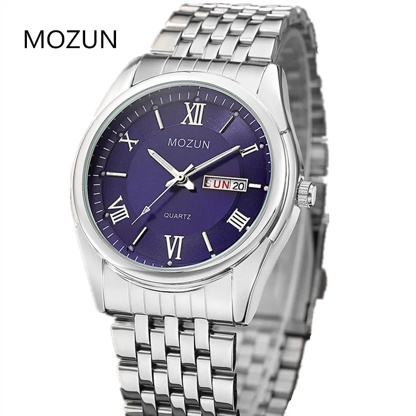 Часы наручные мужские кварцевые с двойной датой модные брендовые | Наручные часы