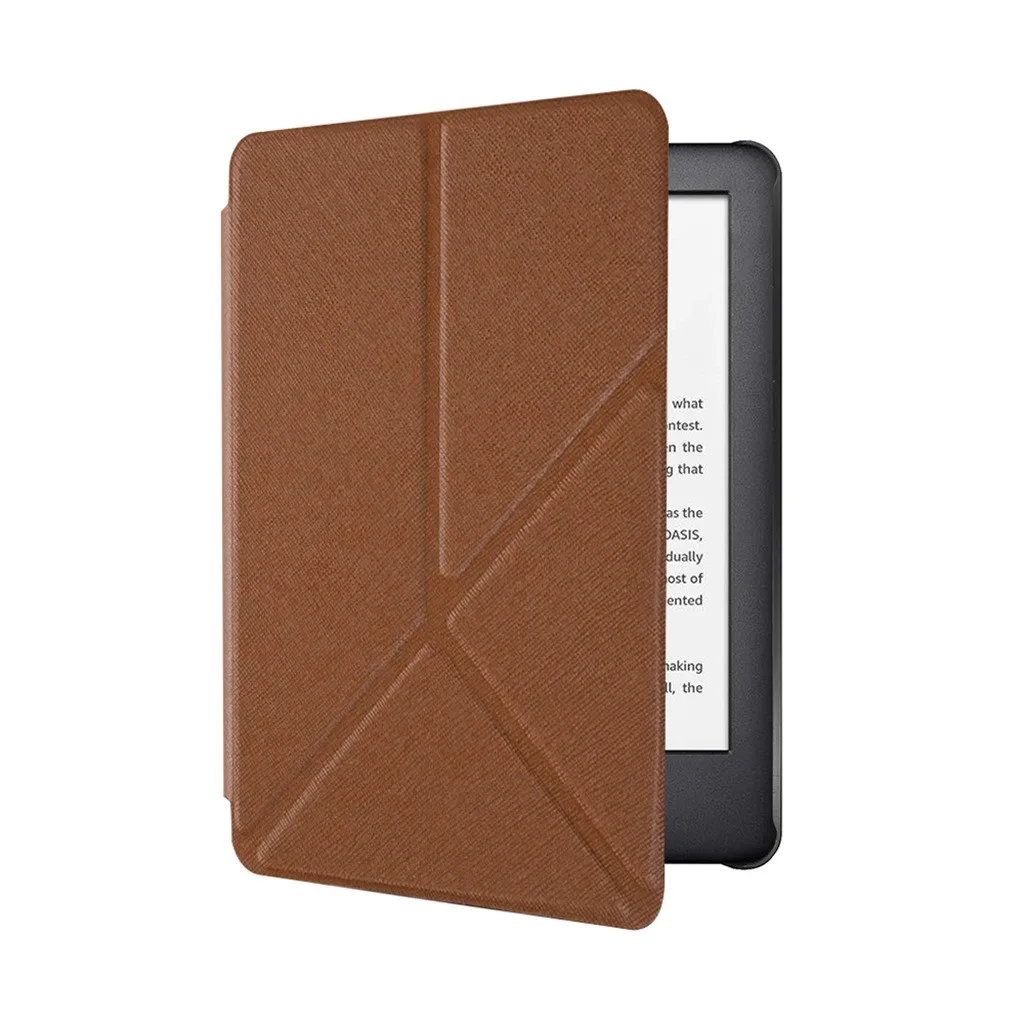 Кожаная подставка для всех NEWKindle Mosunx 10-го поколения 6 дюймов magro Inteligente Caso Capa de Couro