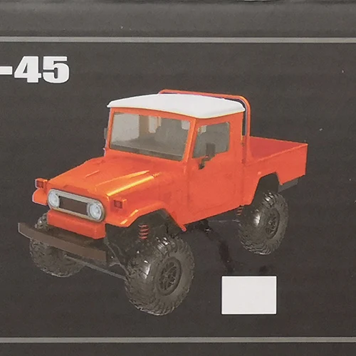 MN45 1:12 4WD RC автомобиль игрушка пикапы автомобиль военный Рок Гусеничный автомобиль RTR новое поступление - Цвет: Оранжевый