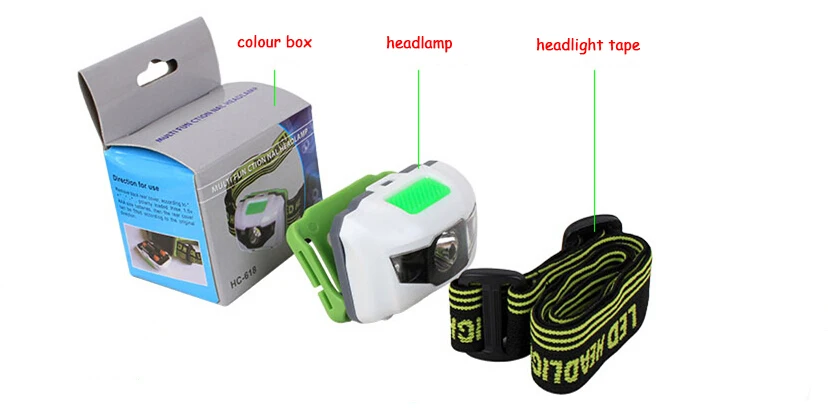 Фара серый 80 м расстояние регулируемые 3 режима 2 красный из светодиодов + 1 шт. Вт