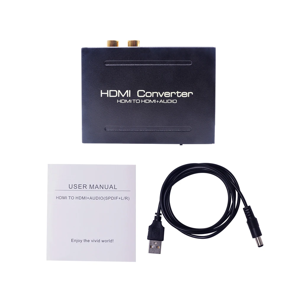 AOEYOO преобразователь SPDIF 1080P HDMI к аудио экстрактор адаптер с RCA выход для PS4