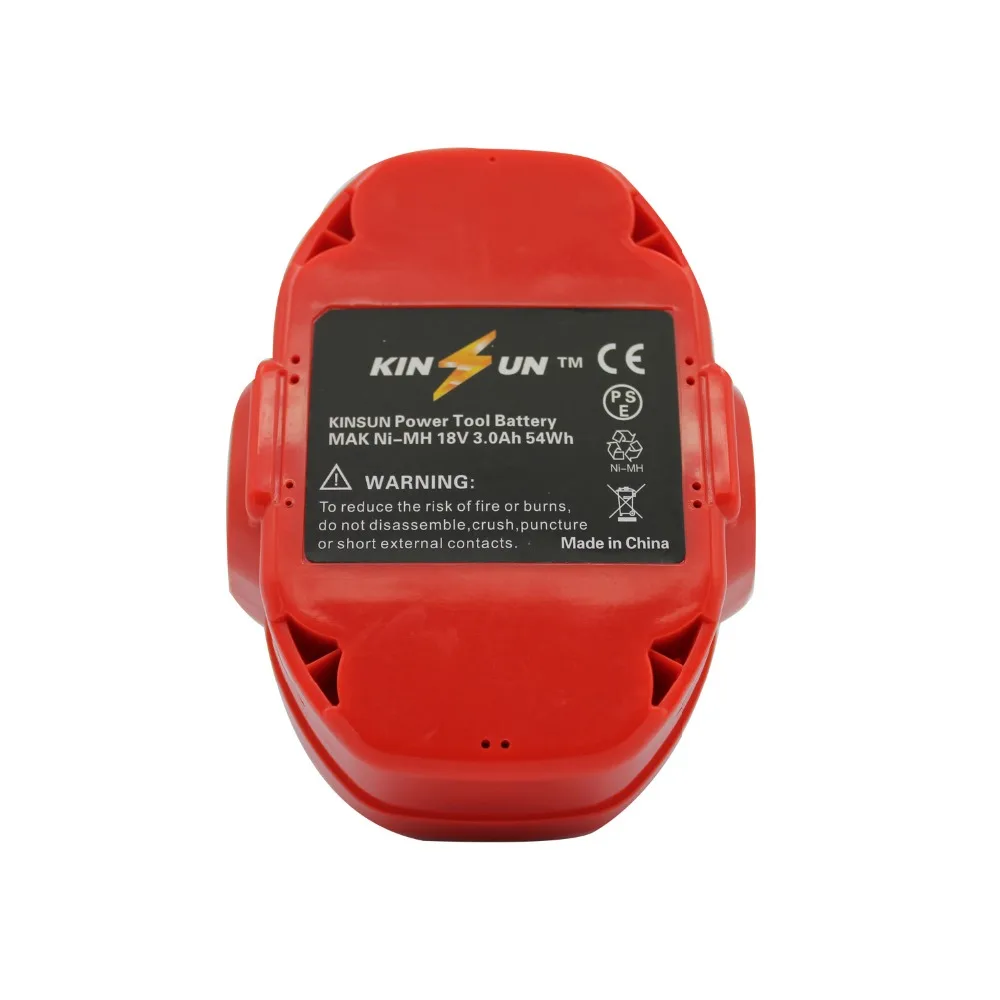 Аккумуляторная батарея KINSUN 18V 3.0Ah Ni-MH беспроводная дрель Makita отвертка PA18 1822 1823 1834