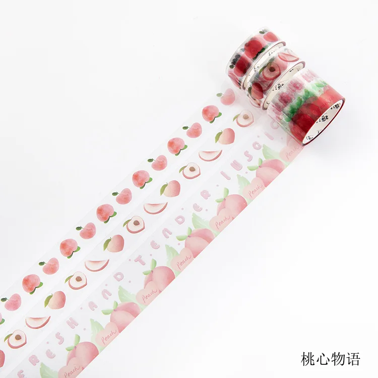 3 шт./компл. милое животное журнал Декоративная прозрачная лента Washi маскирующая лента японская Канцелярия Стикеры s Скрапбукинг Стикеры этикетка - Цвет: 6