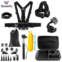 snowhu for sport camera accessories set mount tripod for gopro hero 9 8 7 5 4 sjcam for go pro 8 kit for yi 4k camera gs88