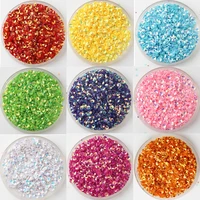 1200pcs10g size 3mm cup glistening color loose sequins paillettes sewing wedding craft garment shoes bag nail art accessories
