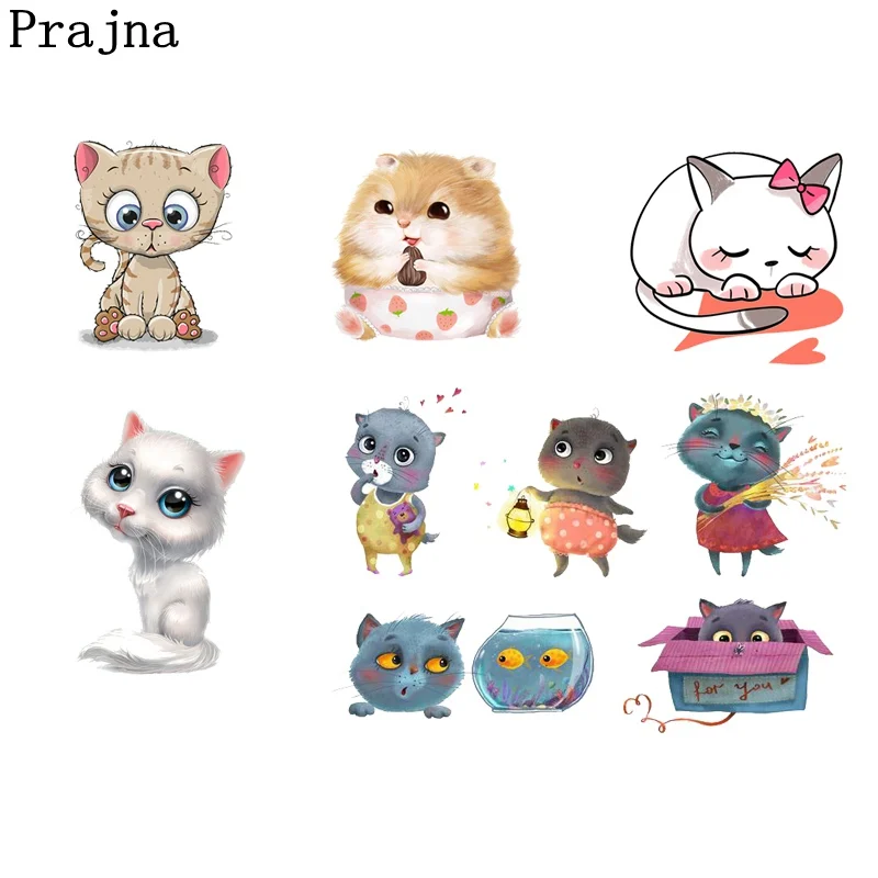 Декоративные наклейки Prajna с животными модные Мультяшные переводные рисунком