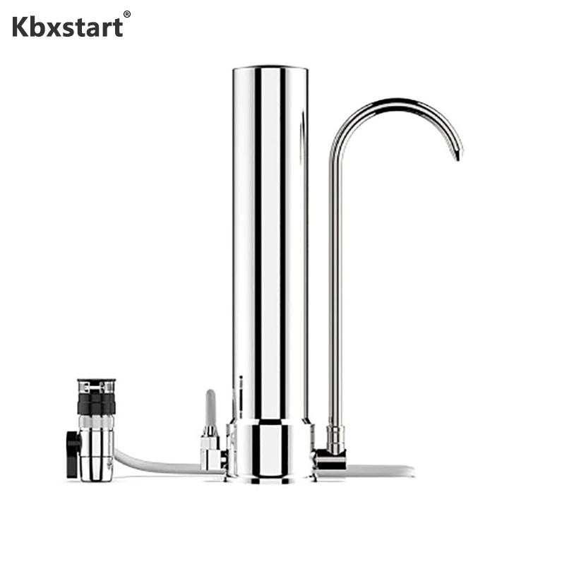 

Kitchen Stainless Steel Water Purifier Filtro De Agua Del Grifo Healthy Ceramic Cartridge Household Water Tap Faucet Filter