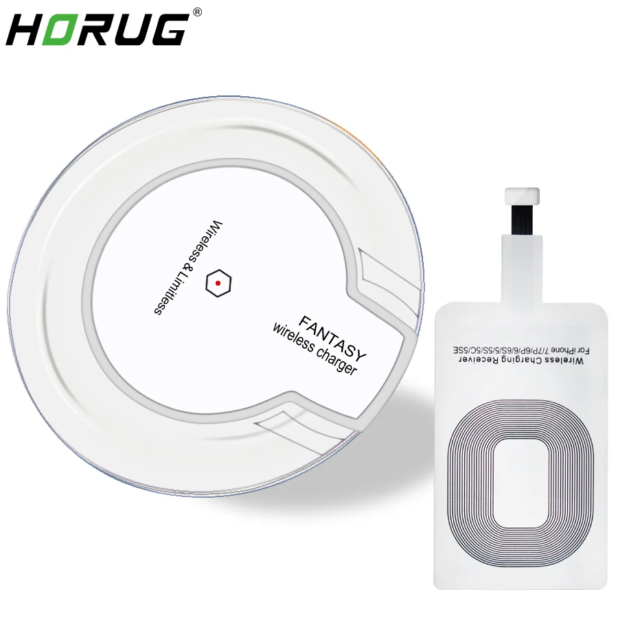 HORUG Qi Беспроводное зарядное устройство для Samsung Galaxy S8 S9 Usb Зарядка быстрое iPhone X 8 7