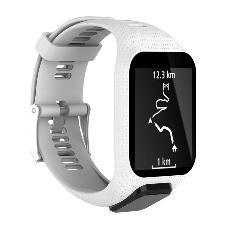 Высококачественный силиконовый сменный ремешок для наручных часов TomTom Runner 2 3 Spark