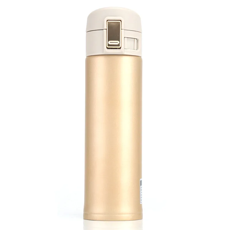 500 мл металлический термос чашка вакуумные фляжки прочные Термосы Из Нержавеющей