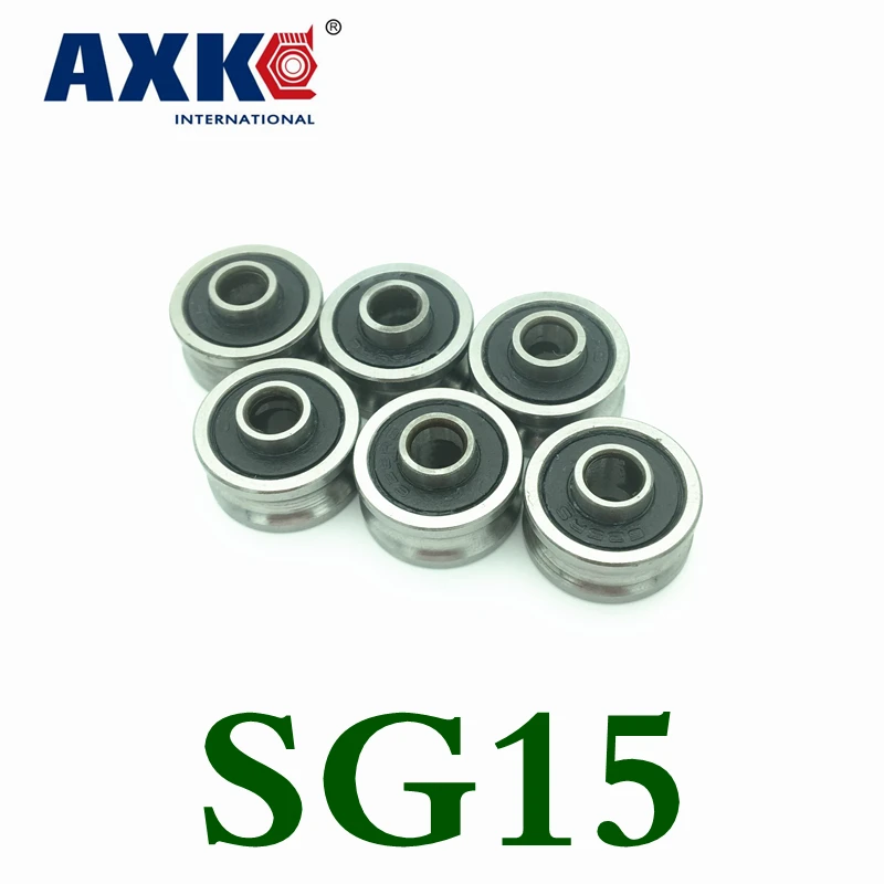 Бесплатная доставка Axk 20 шт. Sg15 2rs U образные шарикоподшипники 5*17*8*9 75 мм