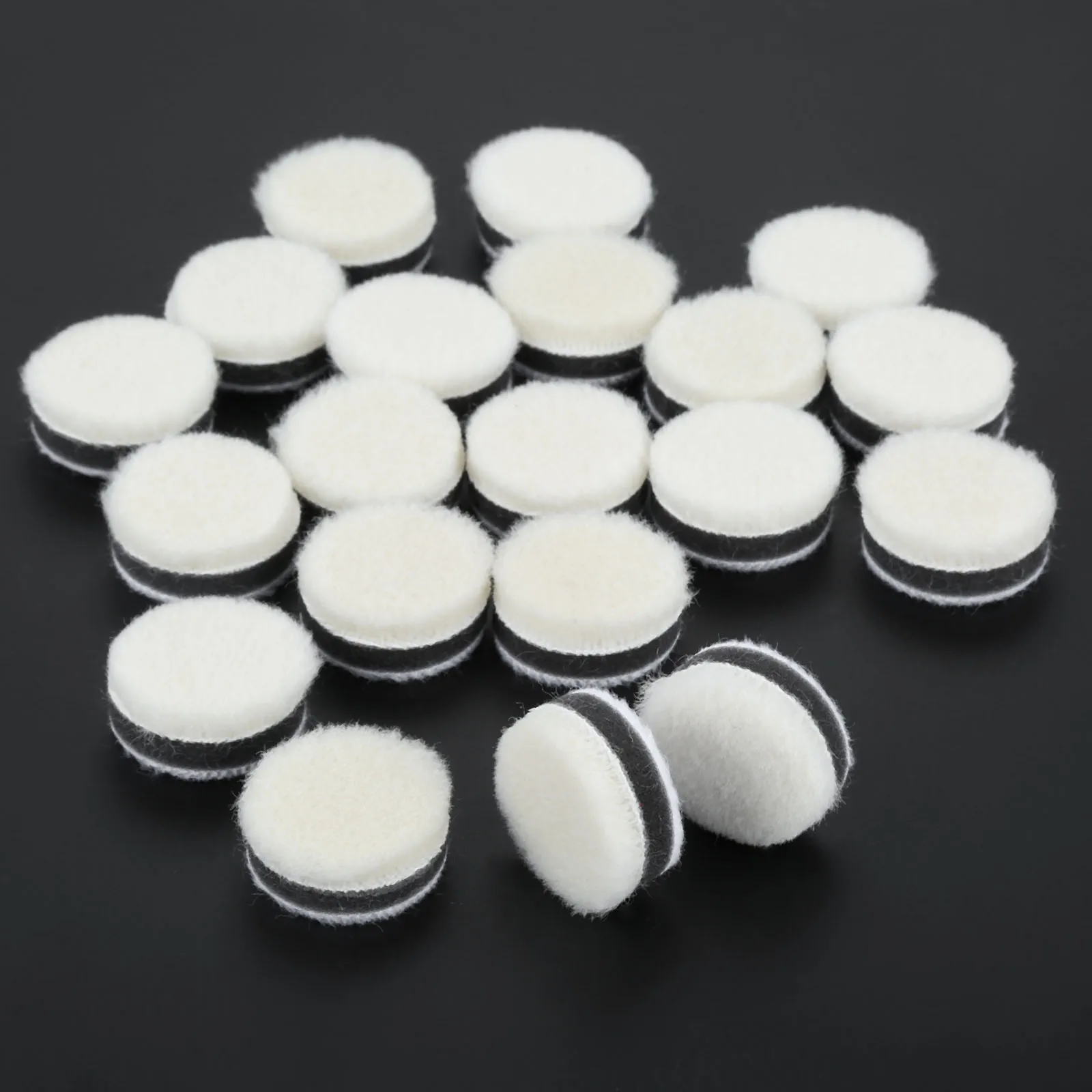 DRELD 20 шт. 1 дюйм шерстяная полировальная подушечка полировальные накладки для