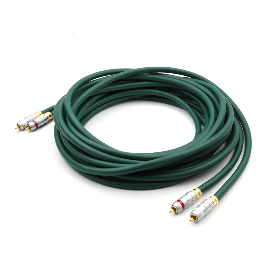 

50CM-2M pair RCA Audio interconnect Cable with silverlink RCA plug connector