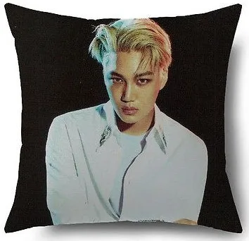 EXO EX'ACT LUCKY ONE Throw Hold Подушка валик наволочка EXO Planet Fans lover индивидуальная Роскошная печать забавная Милая