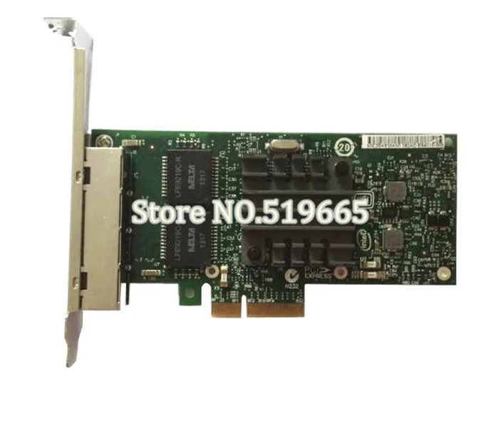 

Orignal chipset 82580 I340-T4 E1G44HT E1G44HTBLK Quad 4 Ports Gigabit Ethernet Server Adapter
