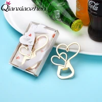 qianxiaozhen 10pcs heart beer bottle opener wedding favors and gifts wedding gifts for guests wedding souvenirs party supplies