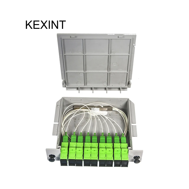 Фото DHL / Оптовая продажа PLC Splitter SC/APC 1*8 Вставка /LGX / Кассетовый тип Волоконно-оптический / 30 шт. №2
