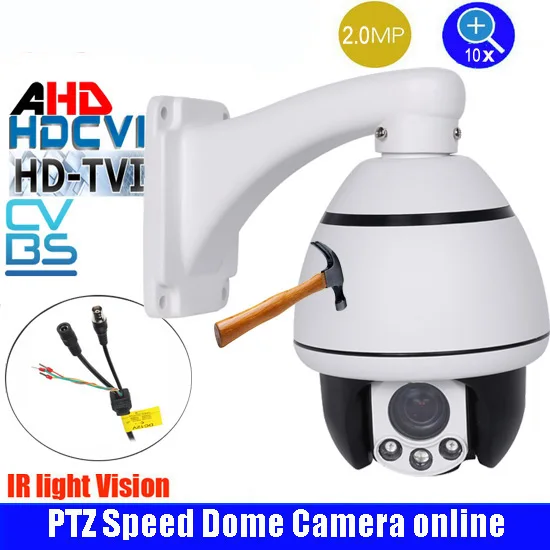 4 дюймовая купольная камера видеонаблюдения AHD/CVI/TVI/CVBS в 1 2 МП 1080P|Камеры